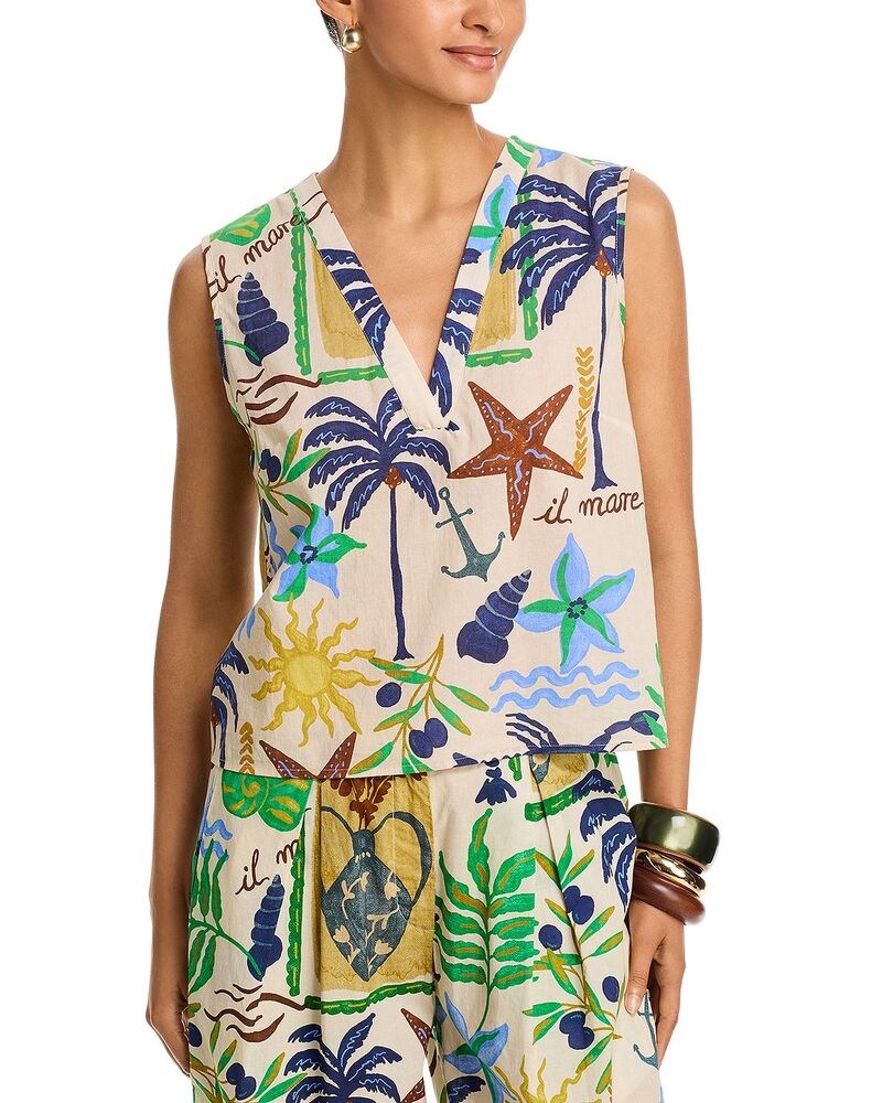 ヴェルヴェットバイグラハムスペンサー レディース トップス シャツ Vネック Velvet by Graham & Spencer Dana V Neck Top Multi マルチカラー