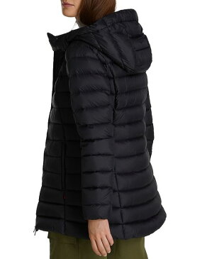 ウール リッチ レディース ジャケット・ブルゾン アウター Hooded Down Coat Black
