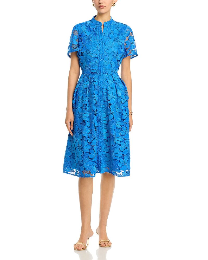 ティー・タハリ レディース トップス ワンピース ミディ レース Tahari Lace Midi Dresspring Bloom