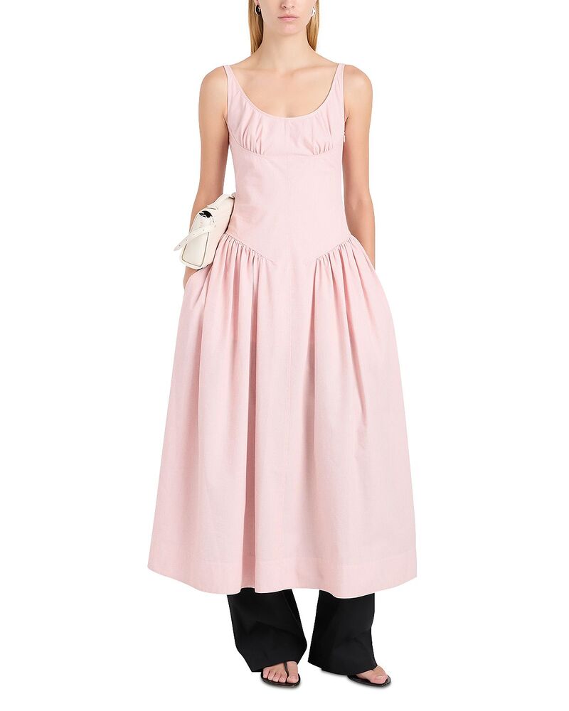 プロエンザ スクーラー レディース トップス ワンピース Proenza Schouler White Label Solira Seersucker Dress Rust/Off White オフホワイト