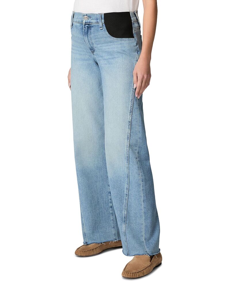 ペイジ レディース ボトムス デニムパンツ ワイドレッグ マタニティ ジーンズ PAIGE Anessa High Rise Wide Leg Maternity Jeans in Explorer