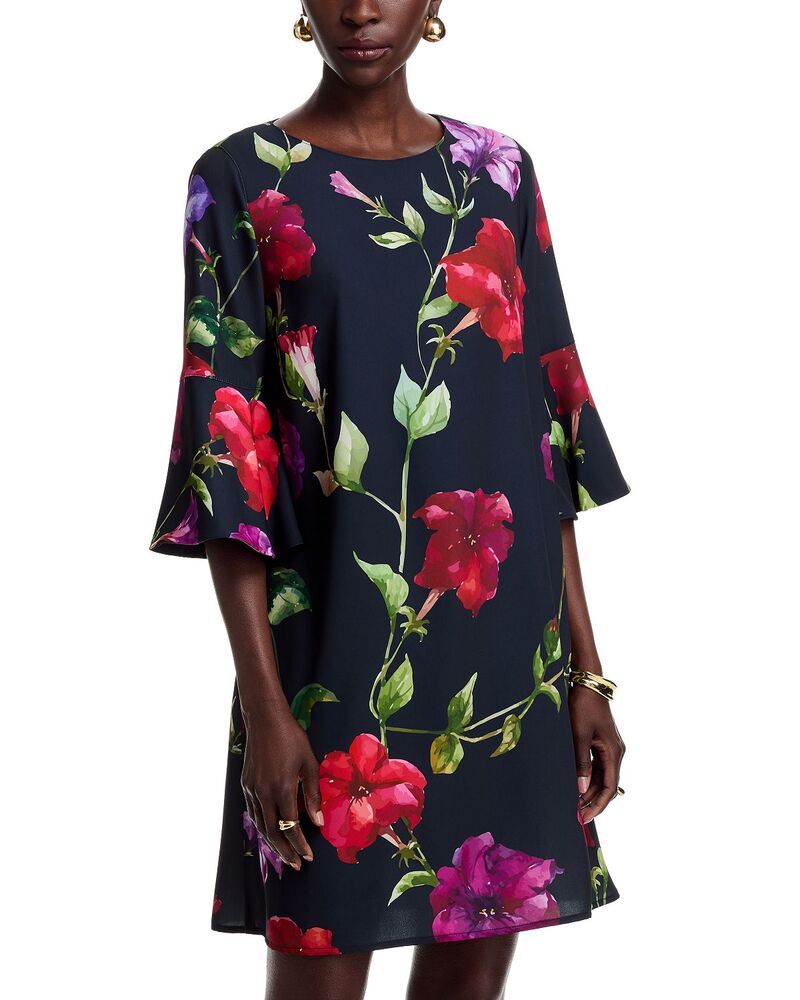 キャロライン ローズ レディース トップス ワンピース Caroline Rose Bella Rose Dress Multi Black ブラック