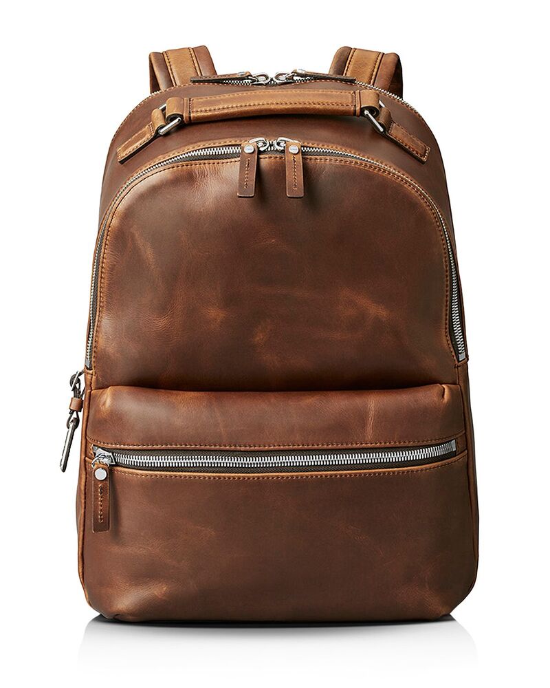 シャイノーラ メンズ バッグ バックパック・リュックサック Shinola Distressed Runwell Backpack Medium Brown ブラウン