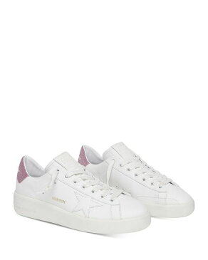 ゴールデングース レディース スニーカー シューズ Deluxe Brand Women's Purestar Low Top Sneakers White/Pink