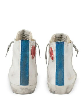 ゴールデングース レディース スニーカー シューズ Deluxe Brand Women's Francy High Top Sneakers White/Beige
