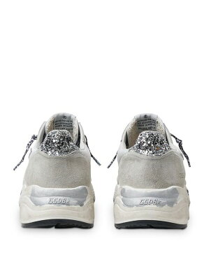 ゴールデングース レディース スニーカー シューズ Deluxe Brand Women's Running Glitter Low Top Sneakers White/Silver