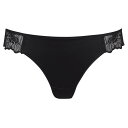 【送料無料】 メゾンレジャビー レディース パンツ アンダーウェア Flora Tanga Briefs Black