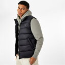 【送料無料】 ジャック ウィルス メンズ ジャケット・ブルゾン アウター Kershaw Lightweight Puffer Gilet Black