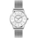 yz ebhx[J[ fB[X rv ANZT[ Ted Baker Fitzrovia Charm Watch Womens Silver