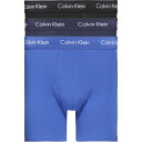 【送料無料】 カルバンクライン メンズ ボクサーパンツ アンダーウェア 3 Pack Boxer Briefs Black/Black Wb