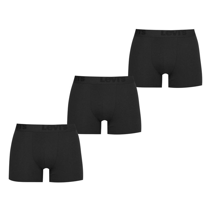 楽天ReVida 楽天市場店【送料無料】 リーバイス メンズ ボクサーパンツ アンダーウェア 3 Pack Premium Boxers Black