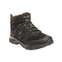 【送料無料】 レガッタ メンズ ブーツ・レインブーツ シューズ Holcombe IEP Mid Waterproof Walking Boot Black/G...