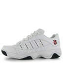 【送料無料】 ケースイス メンズ スニーカー シューズ Court Blast Mens Tennis Shoes White/Black/Red