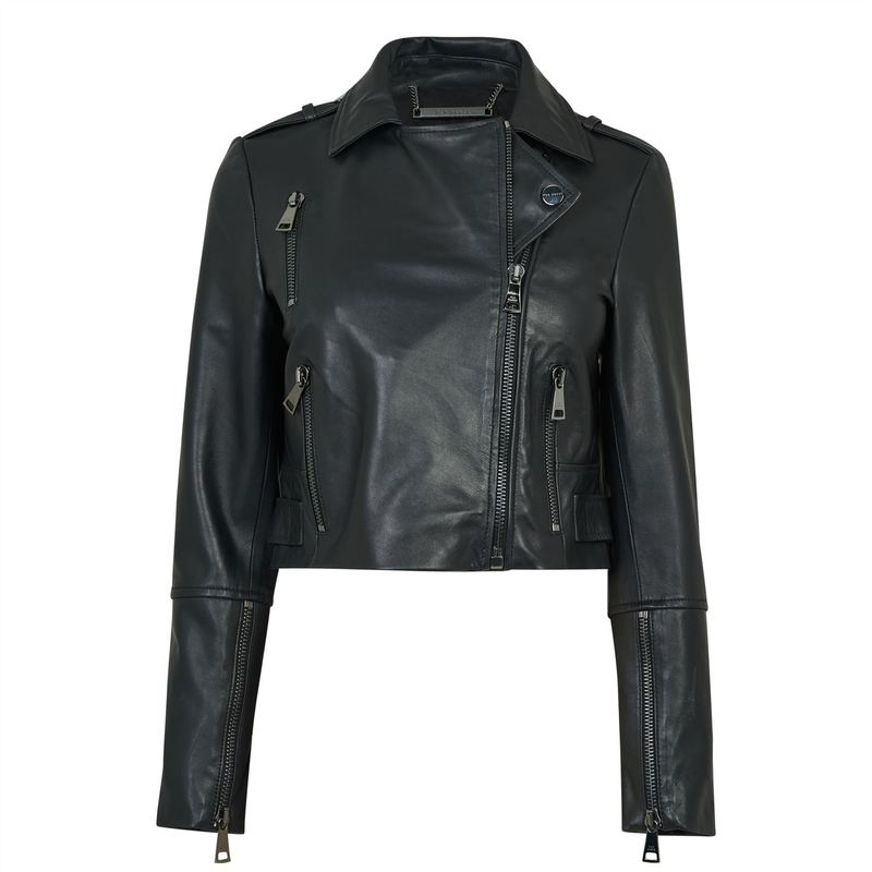 テッドベーカー 革ジャン レディース 【送料無料】 テッドベーカー レディース ジャケット・ブルゾン アウター Ssalli Leather Jacket Black