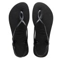 ハワイアナス レディース ナイトウェア アンダーウェア Havaianas Luna Flip Flops Black 0090