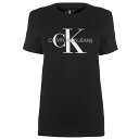 【送料無料】 カルバンクライン レディース ナイトウェア アンダーウェア Logo T-Shirt CK Black
