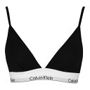 【送料無料】 カルバンクライン レディース ブラジャー アンダーウェア Cotton Triangle Bra BLACK