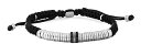 yz ^eIVA Y uXbgEoOEANbg ANZT[ Tateossian Gears Bracelet Mens Black/Silver