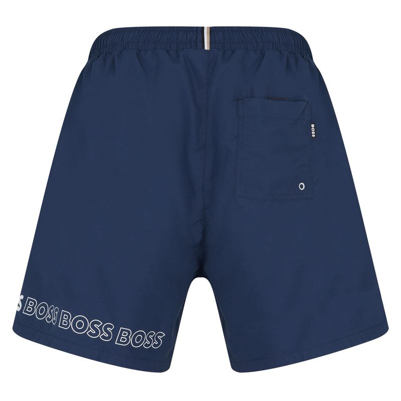 ボス メンズ 水着 ハーフパンツ・ショーツ スイム/サーフ Boss Dolphin Swim Shorts Navy 413