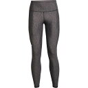 【送料無料】 アンダーアーマー レディース カジュアルパンツ ボトムス HeatGear Performance Tights Womens Charcoal Light Heather
