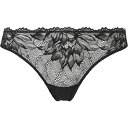 【送料無料】 カルバンクライン レディース パンツ アンダーウェア Seductive Comfort Lotus Floral Thong UB1 Black(4)
