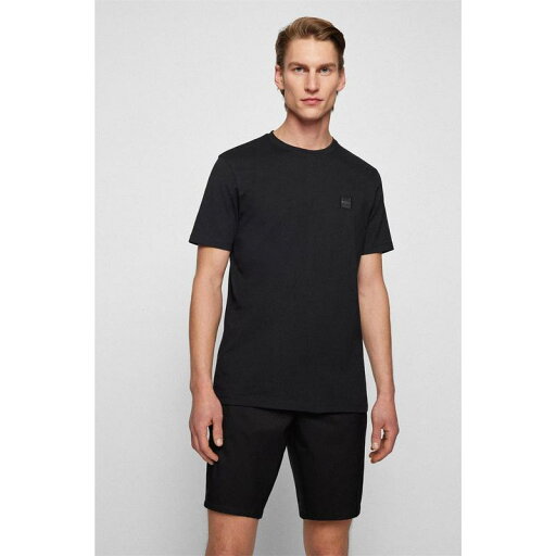 【送料無料】 ボス メンズ Tシャツ トップス Tales T-shirt Black 001