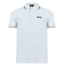 【送料無料】 ボス メンズ ポロシャツ トップス Paddy Pro Polo Shirt White 100
