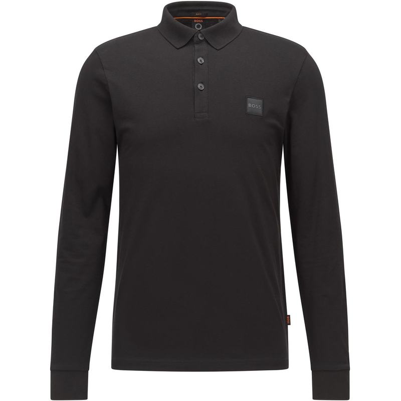 【送料無料】 ボス メンズ Tシャツ トップス Passerby Polo Shirt Black 001