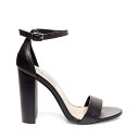【送料無料】 スティーブ マデン レディース ヒール シューズ Carson Heels Womens Black Lthr