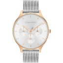 【送料無料】 カルバンクライン レディース 腕時計 アクセサリー Ladies Calvin Klein Mesh Watch Two Tone