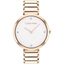 【送料無料】 カルバンクライン レディース 腕時計 アクセサリー Ladies Calvin Klein T-Bar Watch Rose Gold