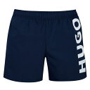【送料無料】 フューゴ メンズ ハーフパンツ・ショーツ 水着 Hugo Boss Abas Swim Shorts Navy 405