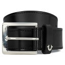 【送料無料】 トゥルーレリジョン メンズ ベルト アクセサリー True Religion U Belt Black