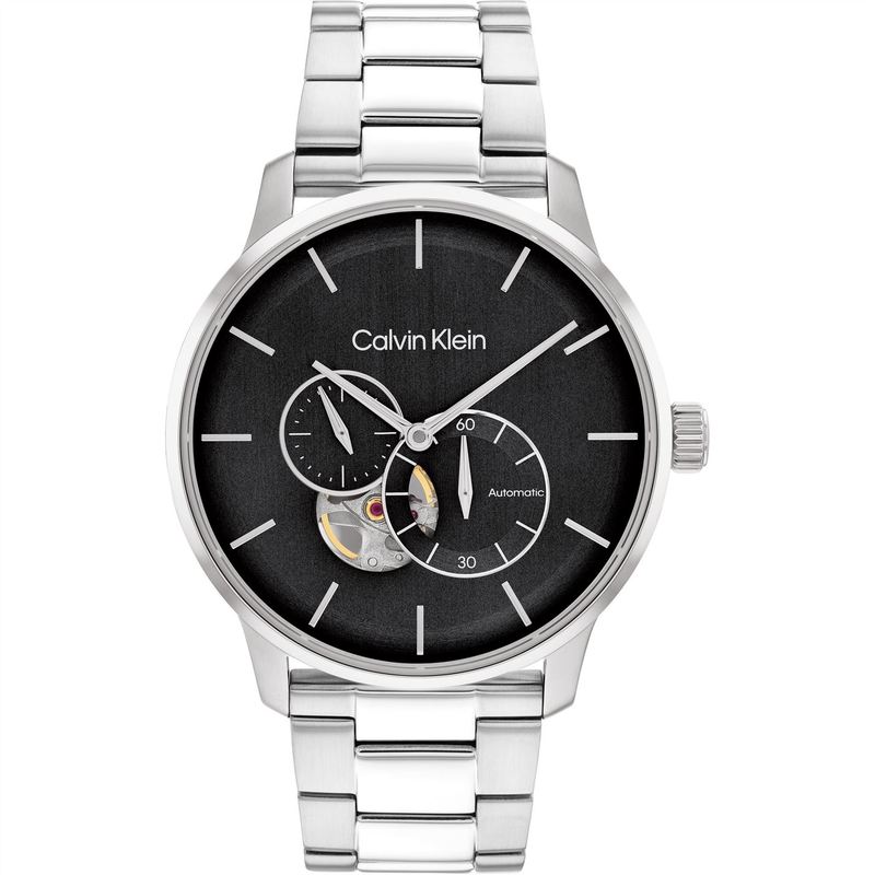 カルバンクライン 腕時計（メンズ） 【送料無料】 カルバンクライン メンズ 腕時計 アクセサリー Gents Calvin Klein Bracelet Watch Black