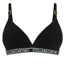 ステラマッカートニー インナー 下着 【送料無料】 ステラマッカートニー レディース ブラジャー アンダーウェア Jacquard Logo Triangle Bra 001 Blk