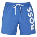 【送料無料】 ボス メンズ ハーフパンツ・ショーツ 水着 Octopus Swim Shorts Blue 490