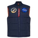【送料無料】 アルファインダストリーズ メンズ ベスト アウター NASA Gilet Rep Blue 07(4)