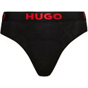【送料無料】 フューゴ レディース パンツ アンダーウェア Stretch Cotton Thong Black 001