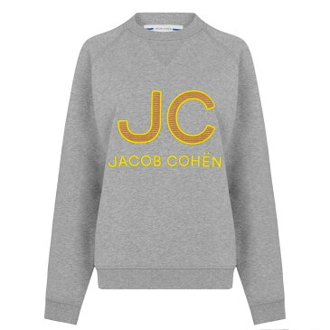 ヤコブ コーエン レディース パーカー・スウェット アウター Jc Crew Sweater Grey A933