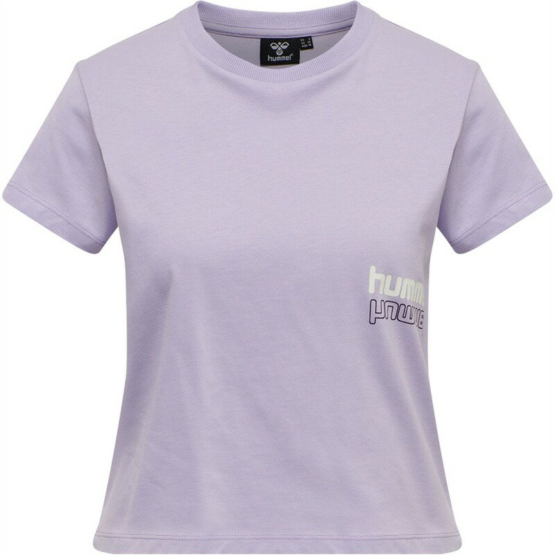 【送料無料】 ヒュンメル レディース Tシャツ トップス Hummel Lara Short Sleeve Tee Womens Pastel Lilac