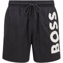 【送料無料】 ボス メンズ ハーフパンツ・ショーツ 水着 Octopus Swim Shorts Black 007