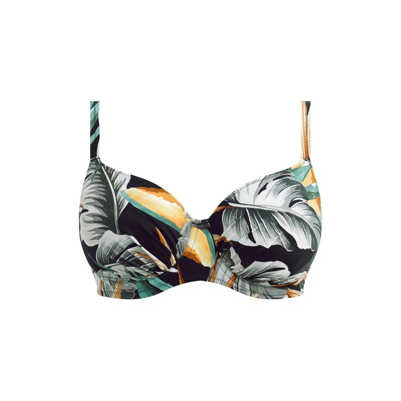 【送料無料】 ファンタジー レディース トップのみ 水着 Bamboo Grove Underwired Full Cup Bikini Top Jet