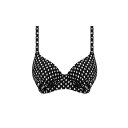 【送料無料】 ファンタジー レディース トップのみ 水着 Santa Monica Underwired Full Cup Bikini Top BLK Black White(4)