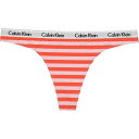 【送料無料】 カルバンクライン レディース パンツ アンダーウェア Carousel Thong Red/Wht