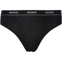 【送料無料】 フューゴ レディース パンツ アンダーウェア 3 Pack Stripe Thong Black 001