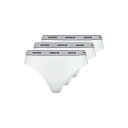 【送料無料】 フューゴ レディース パンツ アンダーウェア 3 Pack Stripe Thong White 100