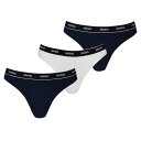 【送料無料】 フューゴ レディース パンツ アンダーウェア Stretch Cotton Thong Navy SMU