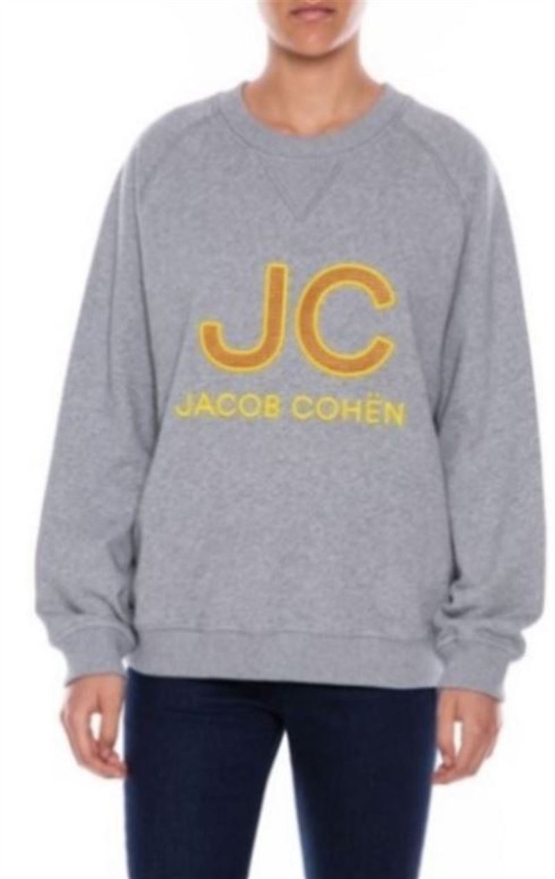 ヤコブ コーエン レディース パーカー・スウェット アウター Felpa Sweatshirt Lght Grey A933