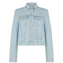 【送料無料】 フレンチコネクション レディース ジャケット・ブルゾン アウター Macee Micro Western Jacket Light Blue(4)
