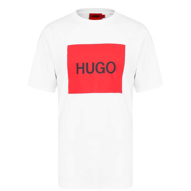  フューゴ メンズ Tシャツ トップス Dulive Box Logo T Shirt White 100
